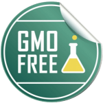 GMO Free vitamin supplement badge